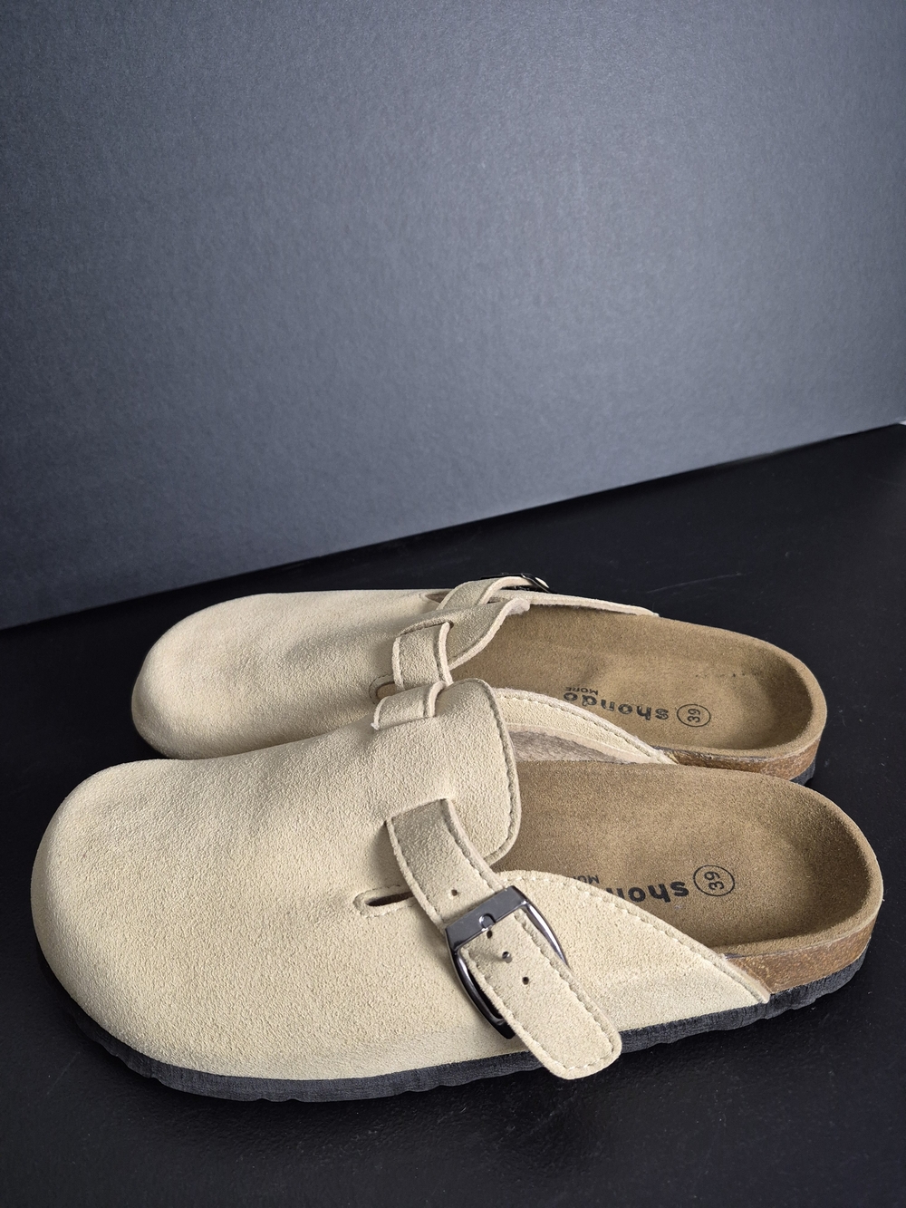 Comfort Slip-On Clog for Women Beige SIZE 8.5